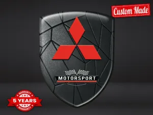 Mitsubishi Design Autocollants Auto Résistants Pro Qualité